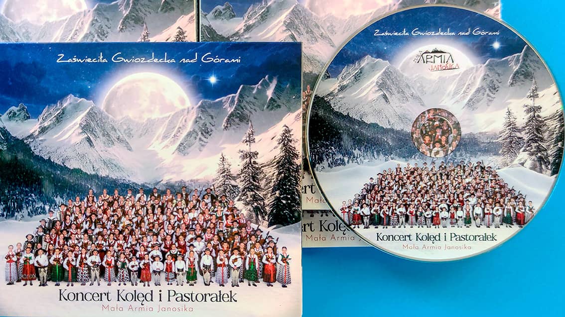Front - Płyta tłoczona CD w opakowaniu kartonowym typu Digipack CD 6P, MAŁA ARMIA JANOSIKA